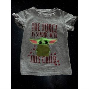 The child t shirt starwars